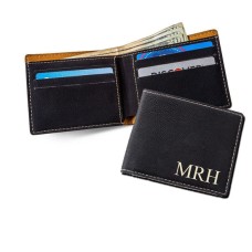 Personalized Bifold Wallet - Monogram
